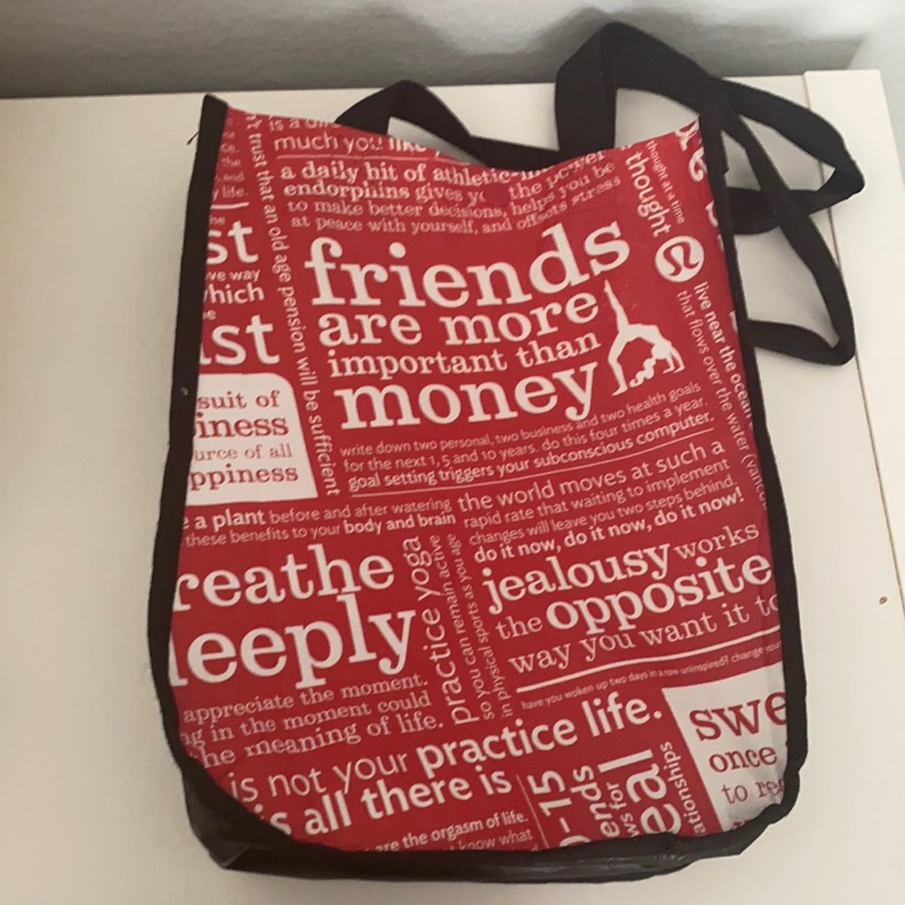 lululemon reusable bag